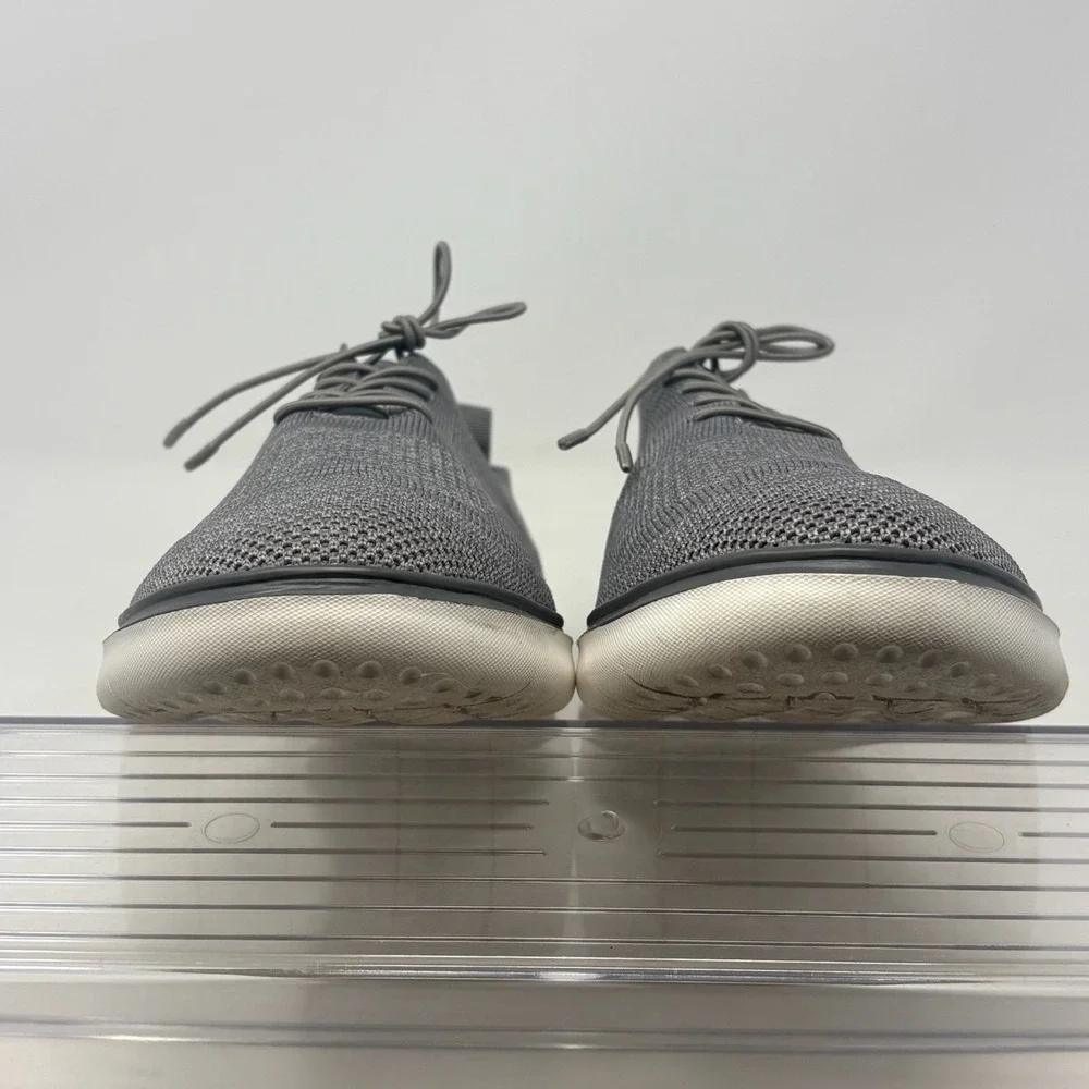 Kenneth Cole Brent Flex Wingtip Oxford‎ Shoes Mens 9.5 Gray Knit Flex System RF